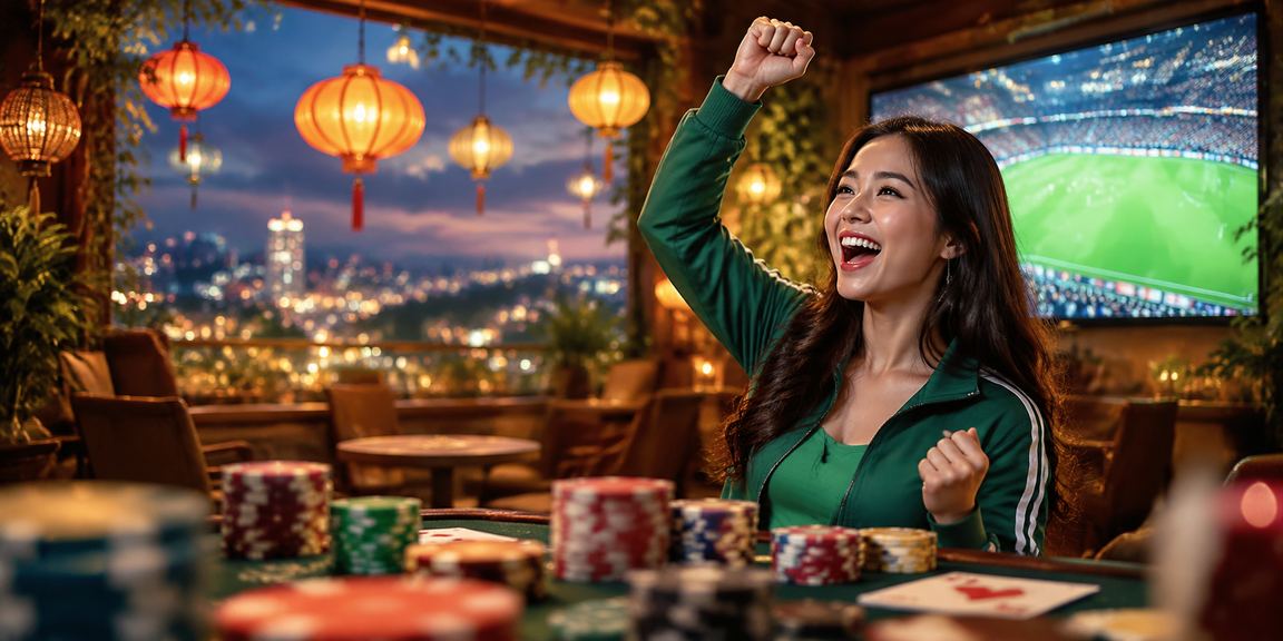 Cảnh người chơi thưởng thức cá cược game bài tại Hội An